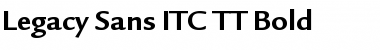 Legacy Sans ITC TT Bold Font
