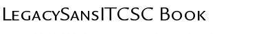LegacySansITCSC-Book Font