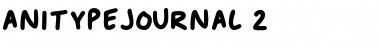 Anitype Journal Font Anitype Journal Font