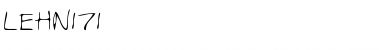 Download LEHN171 Font