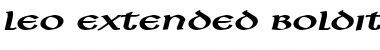 Leo Extended Font Leo Extended Font