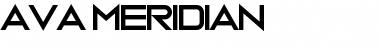 Download Ava Meridian Font