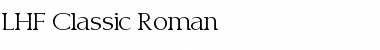 LHF Classic Roman Font