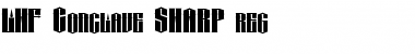 LHF Conclave SHARP reg Regular Font