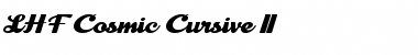 Download LHF Cosmic Cursive II Font Download LHF Cosmic Cursive II Font