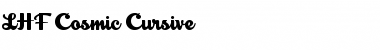 Download LHF Cosmic Cursive Font Download LHF Cosmic Cursive Font