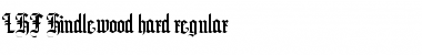 Download LHF Hindlewood hard regular Font Download LHF Hindlewood hard regular Font