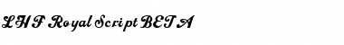 LHF Royal Script BETA Regular Font