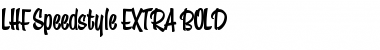 LHF Speedstyle EXTRA BOLD Regular Font