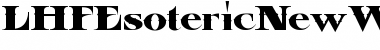 Download LHFEsotericNewWesternReg Font