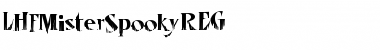 LHFMisterSpookyREG Medium Font