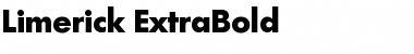 Download Limerick-ExtraBold Font