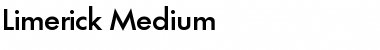 Limerick-Medium Regular Font