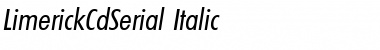 LimerickCdSerial Italic