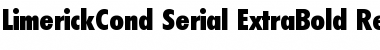 LimerickCond-Serial-ExtraBold Regular LimerickCond-Serial-ExtraBold Regular