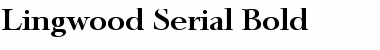 Lingwood-Serial Font