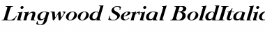Lingwood-Serial Font Lingwood-Serial Font