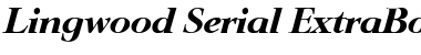 Lingwood-Serial-ExtraBold RegularItalic