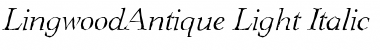 LingwoodAntique-Light Italic