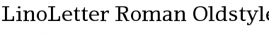 Download LinoLetter RomanOsF Font