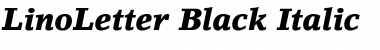 LinoLetter-Black BlackItalic