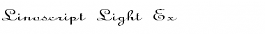 Download Linoscript-Light Ex Font