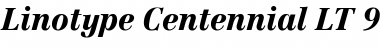 Centennial LT 95 Black Italic Font
