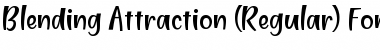 Download Blending Attraction Font