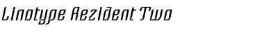 LTRezident Two Regular Font