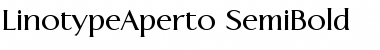 LTAperto SemiBold Regular