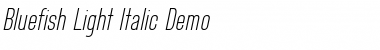 Download Bluefish Light Demo Font