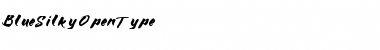 Download BlueSilky Font