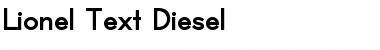Lionel Text Diesel Regular Font