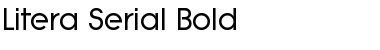 Litera-Serial Bold Font