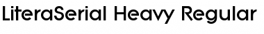 LiteraSerial-Heavy Font