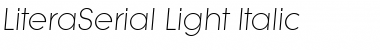 LiteraSerial-Light Font