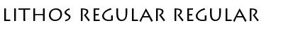 Download Lithos Regular Font