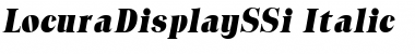 Download LocuraDisplaySSi Font