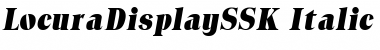 LocuraDisplaySSK Italic