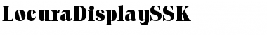 LocuraDisplaySSK Regular Font