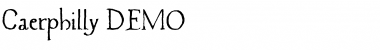 Download Caerphilly DEMO Font Download Caerphilly DEMO Font