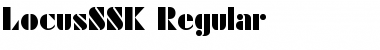 LocusSSK Regular Font