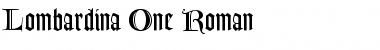 Lombardina One Font