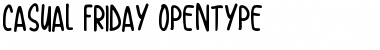 Download Casual Friday Font Download Casual Friday Font