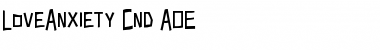 Download LoveAnxiety Cnd AOE Font Download LoveAnxiety Cnd AOE Font