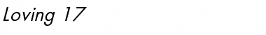 Download Loving 17 Font Download Loving 17 Font