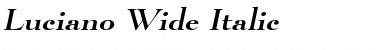 Luciano Wide Italic