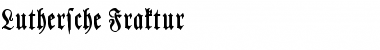 Luthersche Fraktur Regular Font