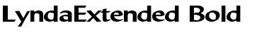 LyndaExtended Bold Font