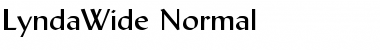 LyndaWide Normal Font